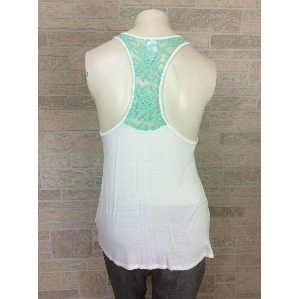 Pronto USA Pastel Colorblock Racer Back Shirt Top - Picture 4 of 6